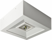 AWEX LED nouzové svítidlo 3W 1h LOVATO N ECO LED 3W (otevřená optika) jednoúčelové bílé LVNO/3W/ESE/X/WH - LVNO/3W/ESE/X/WH