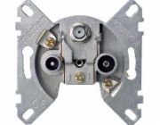 Schneider Electric Merten trojitá anténní zásuvka R/TV/SAT (MTN466097)