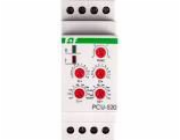 F&F Časové relé 2P 8A 0,1 s-576 h 24V AC/DC (PCU-520 24V)