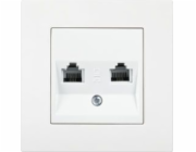 Viko Telekomunikační zásuvka KARRE RJ11/RJ45 Cat. 5e bílá (90963635)