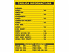 ANRO Informační tabule pro stavebnictví 700 x 900 mm (B1/...