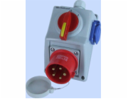 Elektromet Sada odpojovačů C32-18.1N 0-1 + zástrčka 32A IP44 (974023)
