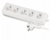 Velstro Prodlužovací kabel 5-zásuvek s/bez 16A 5m /OMY 3x1,5/ bílý PS-570 T-979410