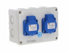 Spamel Rozvaděč 2x3x16A INA=16A IP54 SB-001505-P0010-54