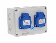 Spamel Rozvaděč 2x3x16A INA=16A IP54 SB-001505-P0010-54