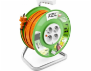 Plastrol Prodlužovací kabel Standard Line na bubnu 15 m H05VV-F 3x1 4xGS 10A oranžový (W-98945)