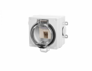 Elektro-Plast Počítačová zásuvka OYSTER IP66™ RJ45 CAT 6A v hermetickém pouzdře 6185-83