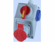 Elektromet Instalační sada s odpojovačem OI 1x32A 1x16A 4P 400V IP-54 (974011)