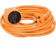 Düwi Napájecí kabel PRODLOUŽOVACÍ KABEL PRO SEKAČKY NA TRÁVU, 20M, H05VV-F 2X1.0, ORANŽOVÝ 24974