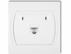 Karlik Logo Single Computer Socket 1xRJ45 White (LGK-1)