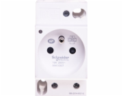 Schneider Electric Modulární zásuvka s žárovkou iPC 2P+E 10/16A 250V na DIN lištu bílá A9A15307 - A9A15307