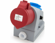 ELS Elektrotechnika Pevná kombinovaná zásuvka 32A/4P + GS 230V + pojistka, ELS Elektrotechnika, N101/4