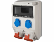 Elektro-Plast Rozvaděč pro budovy 9 modulů 2x2P+Z 2x5P/32A bez ochrany RS-9 (6222-00)