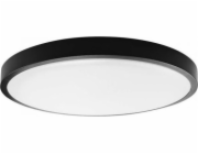 V-TAC Stropní svítidlo V-TAC 36W LED kulaté 35cm přisazené IP44 černé VT-8630B 4000K 3820lm