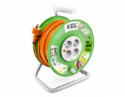 KEL Prodlužovací kabel STANDARD LINE 20m H05VV-F 3x1 4xGS 10A černý (W-97368)
