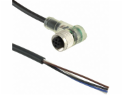 Phoenix Contact Kabel 4P 5m volný konec úhlová zásuvka M12 s LED SAC-4P-5,0-PUR/M12FR-3 (1668302)