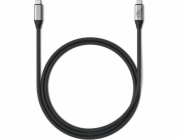 NoName Kabel Satechi USB4 V2 Pro - USB-C - USB-C, PD 240W, 120/80 Gbps, 8K-120 Hz, 8K-60 Hz nebo 4K-144 Hz, 1,2 m (vesmírně šedá)