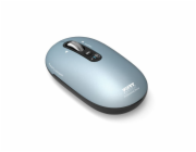 PORT CONNECT Pure MAC, bezdrátová dobíjecí myš, Bluetooth, FreeWheel, 3200 DPI, pastelová modř