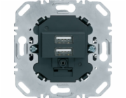 Berker Nabíjecí zásuvka one.platform USB 3.0 A 230 V, antracitová, matná 260205