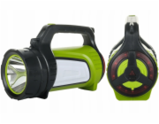Geko Dobíjecí LED svítilna 10W 500lm 6500K IP44 4x18650 Li-ion 8000mAh powerbanka GW-0030
