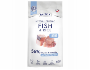 BALTICA Nutraceutic Hypoallergenic Light M Mono Fish with rice - suché krmivo pro psy - 3kg