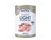 BALTICA Nutraceutic Mono Light Rabbit with prebiotics - vlhké krmivo pro psy - 400g