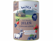 BALTICA Smaki regionów Mono Deer with forest fruits - vlhké krmivo pro psy - 400g