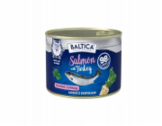 BALTICA Excellent Salmon with turkey - mokré krmivo pro kočky - 185g