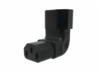 Adaptér vertikálně úhlový IEC C13 na IEC C14 napětí 230V,...