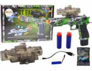 LeanToys Elektrické vodní šipky 2 v 1, zelená