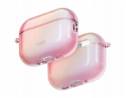 Uniq Pouzdro Iridescia pro Apple AirPods Pro 3 Hang Case růžové prizmatické