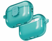 Uniq Kryt Glasse Pro pro Apple AirPods Pro 3 Lock Case tyrkysový