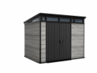 Zahradní domek Keter PENT Signature 9x7 Storm Grey, s pod...