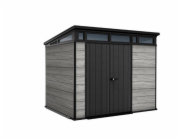 Zahradní domek Keter PENT Signature 9x7 Storm Grey, s podlahou