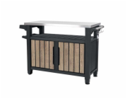 Grilovací stolek Keter UNITY XL 207 l Ashwood