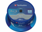 VERBATIM BD-R SL (6x, 25GB),NON-ID, 25 cake
