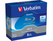 VERBATIM BD-R SL (6x, 25GB),NON-ID, 5ks/pack