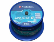 VERBATIM CD-R(50-Pack)Spindl/Crystal/DLP/52x/700MB