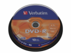VERBATIM DVD-R(10-Pack)Spindl/MattSlvr/16x/4.7GB