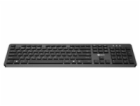 C-TECH Klávesnice KB-115, bezdrátová 2.4Ghz, slim, CZ/SK
