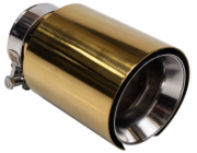 Poujoulat Koncovka tlumiče výfuku 101 mm vstup 76 mm zlatá stříbrná