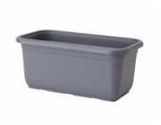 Plastový květináč Venus Eco, O 60 x 16 cm, šedý