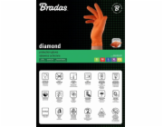 Bradas NITRILOVÉ RUKAVICE DIAMANTOVO ORANŽOVÉ XXL 10-11 / 50 ks.