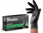 Bradas NITRILOVÉ RUKAVICE DIAMOND ČERNÉ XL 9-10 / 50 ks.