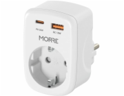 Tiross NAPÁJECÍ ADAPTÉR MORRE USB/USB-C