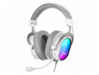 Fifine H16W 7.1 bílá RGB sluchátka přes uši