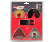 AWTools MT 5dílná sada pilových kotoučů pro multifunkční zařízení