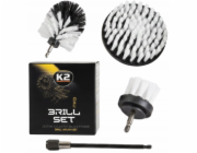 K2 Sada kartáčů BRILL SET PRO 3dílná sada šroubováků