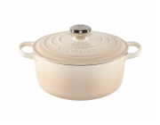 Le Creuset Signature Casserole round 24 cm meringue