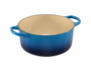 Le Creuset Signature Casserole  round 24 cm azure blue